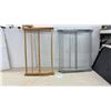 Image 1 : Two Collapsible Drying Racks: Wood and Metal, Each with 3 Sections