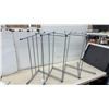 Image 5 : Two Collapsible Drying Racks: Wood and Metal, Each with 3 Sections