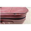 Image 5 : Two Streamline Red Leather-Style Suitcases