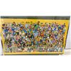 Image 13 : Framed “The Simpsons Cast of Thousands” Poster, Matt Groening, 2000, 24 × 36"