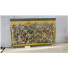 Image 1 : Framed “The Simpsons Cast of Thousands” Poster, Matt Groening, 2000, 24 × 36"