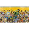 Image 5 : Framed “The Simpsons Cast of Thousands” Poster, Matt Groening, 2000, 24 × 36"