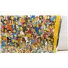 Image 7 : Framed “The Simpsons Cast of Thousands” Poster, Matt Groening, 2000, 24 × 36"