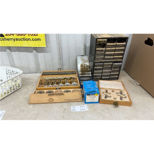 Craftsman Professional Furniture Cutter Set Model 09 30520 and Mastercraft Cutters