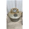 Image 5 : Vintage Farberware Pressure Cooker, Wooden Bowl, and Antique Electric Irons