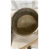 Image 6 : Vintage Farberware Pressure Cooker, Wooden Bowl, and Antique Electric Irons