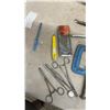 Image 3 : Black and Decker 3/8" Drill, C-Clamps, Pliers, Hammers, and Rivet Gun
