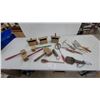 Image 1 : Vintage Wooden Butter Molds, Meat Tenderizers, Masher, Spatulas, and Ladle