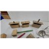 Image 6 : Vintage Wooden Butter Molds, Meat Tenderizers, Masher, Spatulas, and Ladle