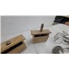 Image 7 : Vintage Wooden Butter Molds, Meat Tenderizers, Masher, Spatulas, and Ladle