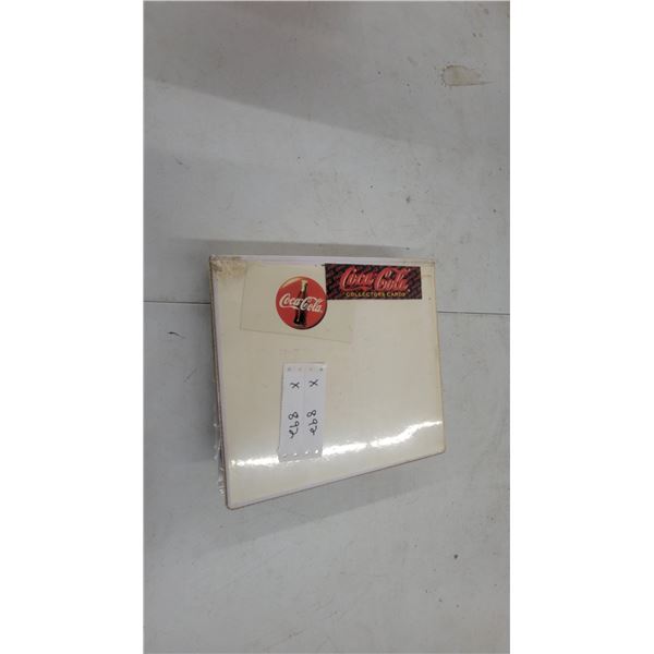 Coca-Cola Collectors Cards Binder with Coca-Cola Pogs and More