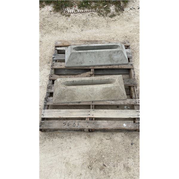 2 Cement Bike Stands