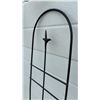 Image 6 : Black Metal Garden Trellises, Fan Trellis, and Shepherd's Hooks, Largest 72"
