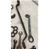 Image 10 : Large Lot of Antique Wrenches, Pipe Wrenches, Tin Snips, and Pliers