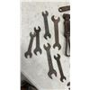 Image 2 : Large Lot of Antique Wrenches, Pipe Wrenches, Tin Snips, and Pliers
