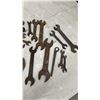 Image 6 : Large Lot of Antique Wrenches, Pipe Wrenches, Tin Snips, and Pliers