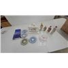 Image 1 : Wedgwood Jasperware Plates, Porcelain Figurines, and Occupied Japan Lace China Dish