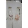 Image 2 : 6 Vintage Glass Milk Bottles: Pleasant View Dairy, Co-op, and Kellough's