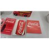 Image 6 : Coca-Cola Ceramic Delivery Truck Cookie Jar, Cookbooks, and Glass Storage Jars