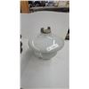 Image 2 : 2 Multi-Skirted High-Voltage Porcelain Power Line Insulators, Brown and Grey