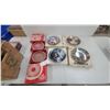 Image 1 : Collection of Knowles Collector Plates and Crystal Ashtrays