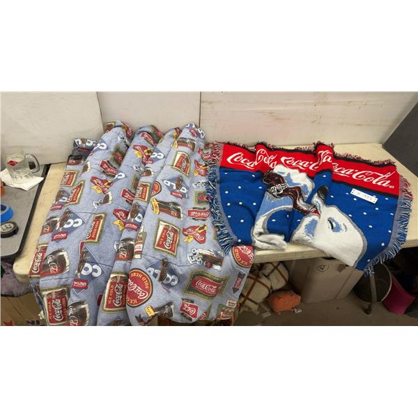 Coca-Cola Polar Bear Throw Blanket and Advertising Pattern Comforter