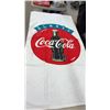 Image 6 : Coca-Cola: 4 Toss Pillows, 5 Beach Towels, Throw Blanket, and Rubber-Backed Mat