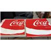 Image 9 : Coca-Cola: 4 Toss Pillows, 5 Beach Towels, Throw Blanket, and Rubber-Backed Mat