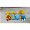 Image 2 : The Simpsons: Bart, Lisa, and 2 Maggie Plush and Plastic Dolls, Tallest 11"