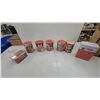 Image 1 : Coca-Cola Collectible Tins: Vending Machine Tin, Cylindrical Puzzle Tins, and Cards