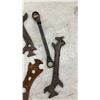 Image 6 : Antique Cast Iron and Steel Implement Wrenches, One Marked Made in Canada