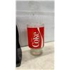 Image 8 : Vintage “Drink Coca-Cola in Bottles” Wooden Advertising Sign, Red on Yellow