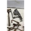 Image 6 : Vintage Hand Tools, Pipe Wrenches, and Drills