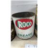 Image 4 : Vintage Oil and Grease Cans, Esso Outboard Oil Bottle, Frost Cop Anti-Freeze Can