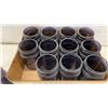 Image 4 : 12 Bernardin Purple Mason Jars, 1L