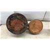 Image 3 : Vintage Stovetop Kettles, Copper Kettle, Potato Ricers, and Tin Pitcher