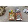 Image 11 : Coca-Cola Tins, Red Rose Tea Tins, Fig Newton Tin, and Christmas Wrapping Paper
