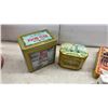 Image 5 : Coca-Cola Tins, Red Rose Tea Tins, Fig Newton Tin, and Christmas Wrapping Paper