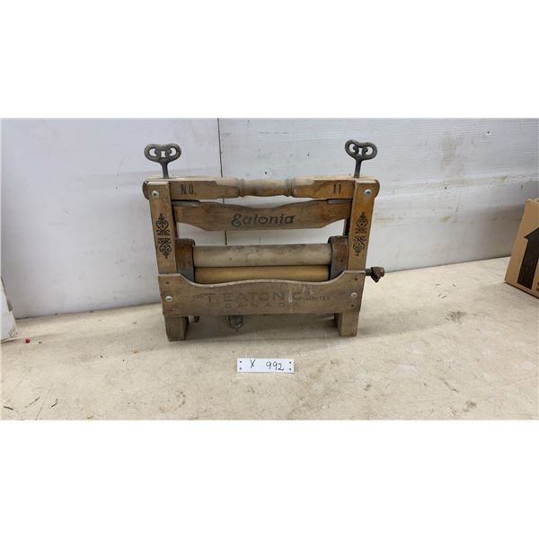 T. Eaton Co. “Eatonia” No. 11 Wringer Washer, Canada