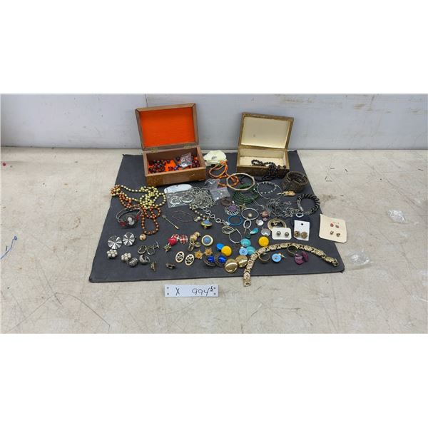 Fashion Jewelry: Necklaces, Bracelets, Earrings, 2 Treasure Boxes, and More