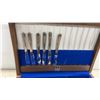 Image 2 : Delight Silver-Plate Flatware Set in Wood Chest