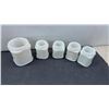 Image 5 : Milk of Magnesia Blue Bottle and Milk Glass Jars