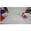 Image 1 : Coca-Cola Drinking Glass Collection: Contour Bottle Glasses and Tumbler