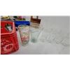 Image 4 : Coca-Cola Drinking Glass Collection: Contour Bottle Glasses and Tumbler
