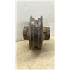 Image 4 : Vintage Wooden and Metal Wheel with wood spokes 18” Diameter