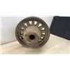 Image 7 : Vintage Wooden and Metal Wheel with wood spokes 18” Diameter