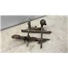 Image 2 : Lot of Antique Woodworking Tools: Stanley No. 45 and 78 Combination/ Router Plane, Steel Vise and