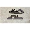 Image 5 : Lot of Antique Woodworking Tools: Stanley No. 45 and 78 Combination/ Router Plane, Steel Vise and