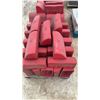 Image 2 : Pallet Lot of Red Plastic Elevator Buckets - Great Planters/Feeders/Shop Organizing, 50 Pieces