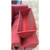 Image 5 : Pallet Lot of Red Plastic Elevator Buckets - Great Planters/Feeders/Shop Organizing, 50 Pieces